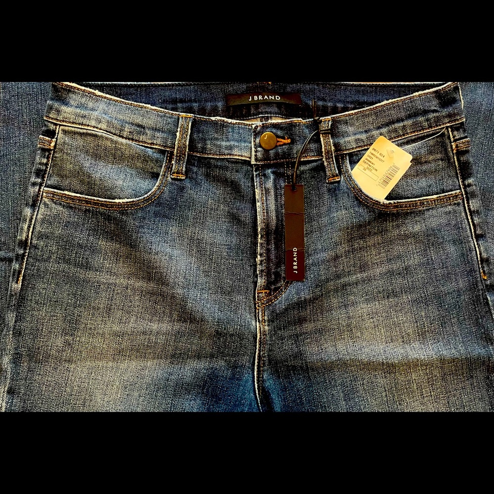 NWT JBRAND Size 30 Distressed Maria Skinny Jeans